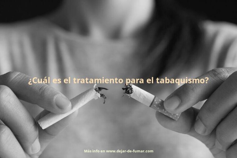 ¿Cuál es el tratamiento para el tabaquismo?
